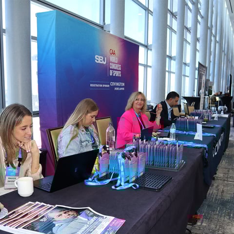 SBJ Trade Show Activation Check In Station